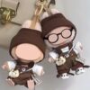 Brown and White-04 6-Piece Outfit Set for 17cm Dolls