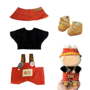 labubu clothes red
