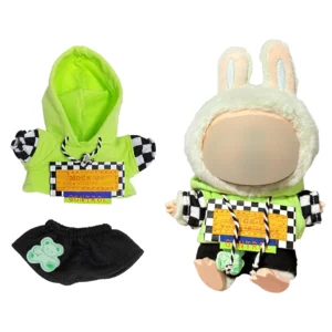Green HD set-01 Clothes for Labubu Outfits