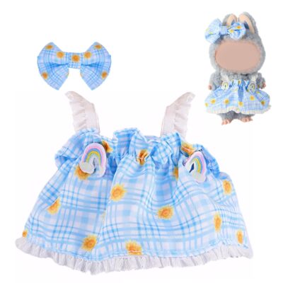 Blue clothes for labubu