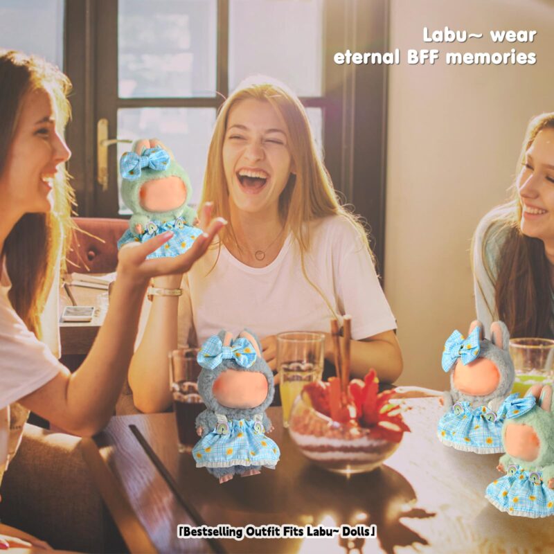 Blue clothes for labubu - Image 2