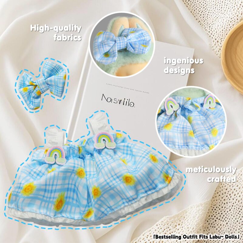 Blue clothes for labubu - Image 4
