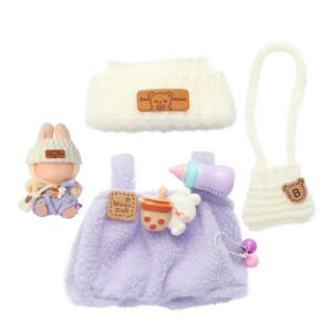 Trendy Purple Clothes for labubu