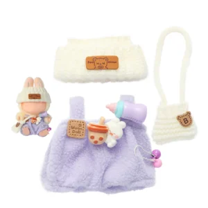 Trendy Purple Clothes for labubu