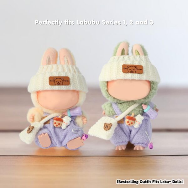 Trendy Purple Clothes for labubu