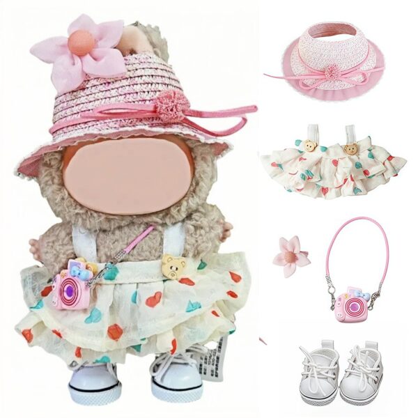Spring Pink Set-01 5 Set 17cm Doll Clothes