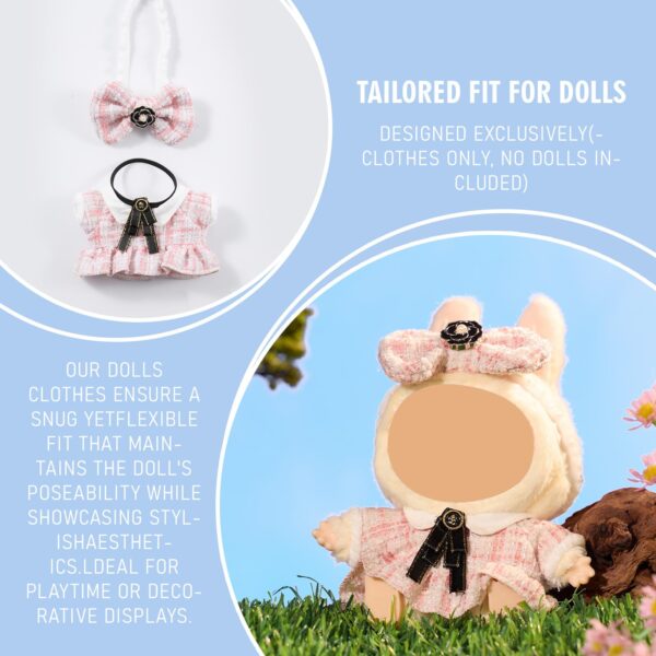 17cm Doll Clothes pink