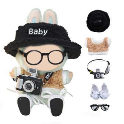labubu clothes black set