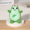Two Avocado Yarn Dolls as Home and Desk Decor Display