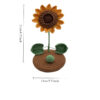 Orange Sunflower as Warm Home and Desk Decor