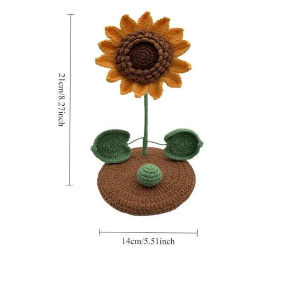 Orange Sunflower as Warm Home and Desk Decor