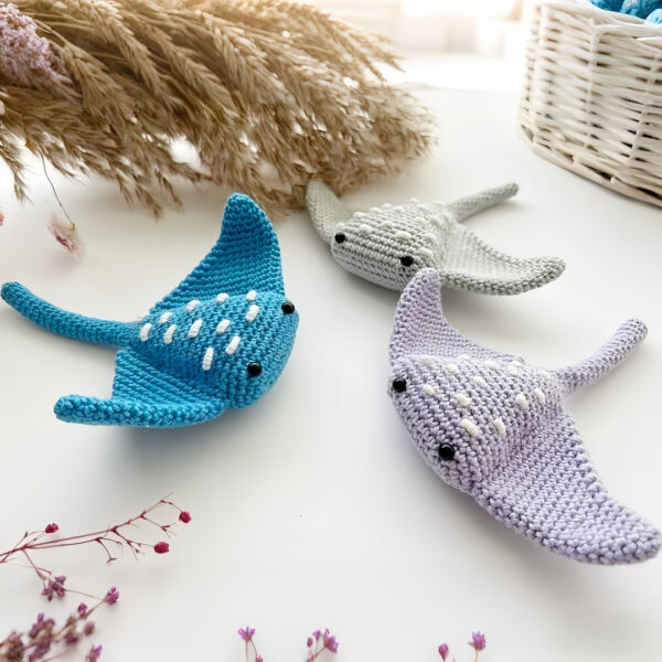 8 Pack Ocean Animals Crochet Kit