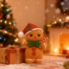 Finished Christmas Gingerbread Man Plush Ornament