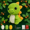 Mini Dino Crochet Kit – DIY Handmade Tiny Dinosaur Plush