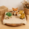 Turtle Fox Cow Easy Crochet DIY Kit Full Supplies