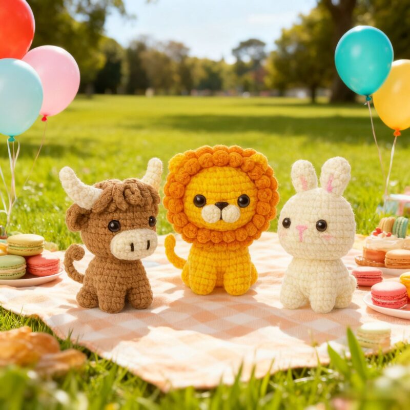 Step by Step Instructions for Fox Crochet Kit