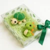 Cute Animal Duo Crochet Kit – Turtle & Dino Craft Set