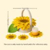 Crochet Sunflower Coaster Set – Perfect Gift for Home Decor Lovers