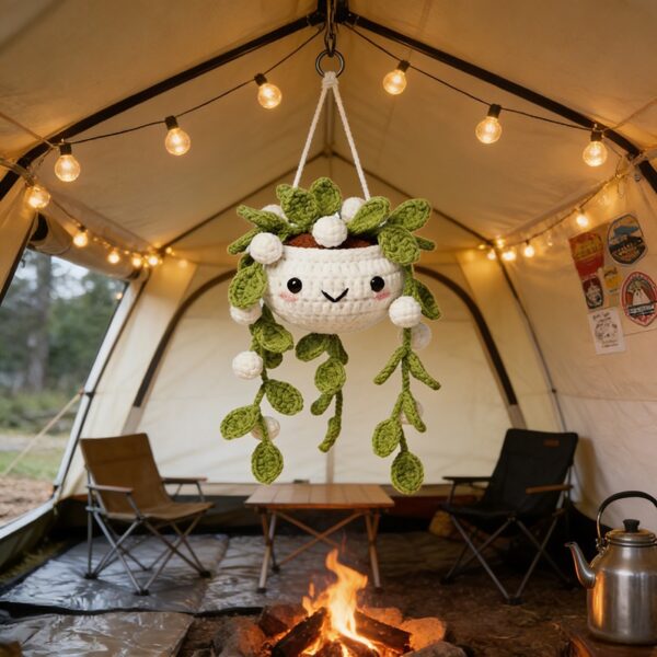 Pink Bird Crochet Kit Cute Animal Yarn Figurine Decor Full Set