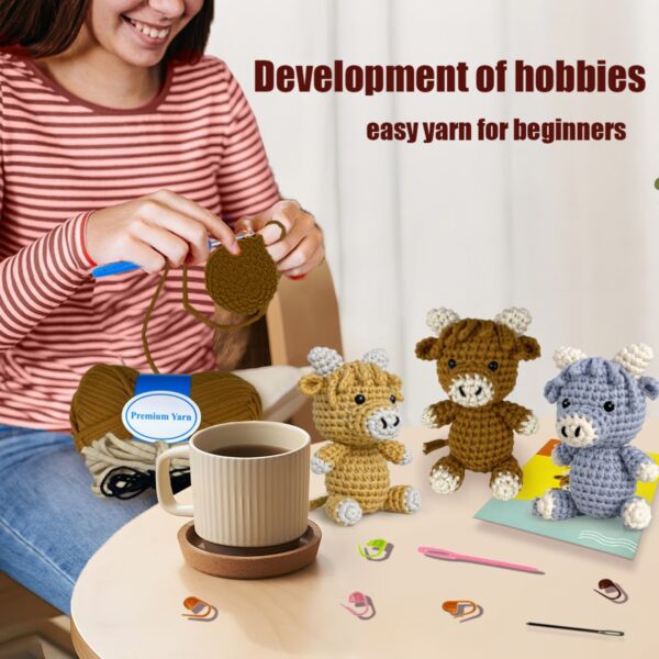 Cute crochet elephant plush as a nursery themed handmade gift