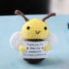 Crochet Bee Figurine Inspirational Holiday Decor Full Kit