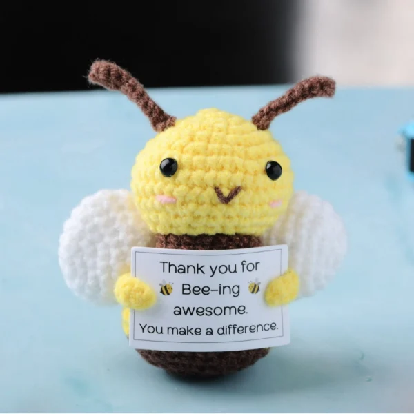 crochet bee figurine Crochet Bee Figurine Inspirational Holiday Decor Full Kit