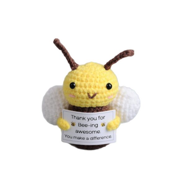 Step-by-Step Instructions for Crochet Bee Figurine