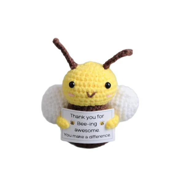crochet holiday decor Step-by-Step Instructions for Crochet Bee Figurine