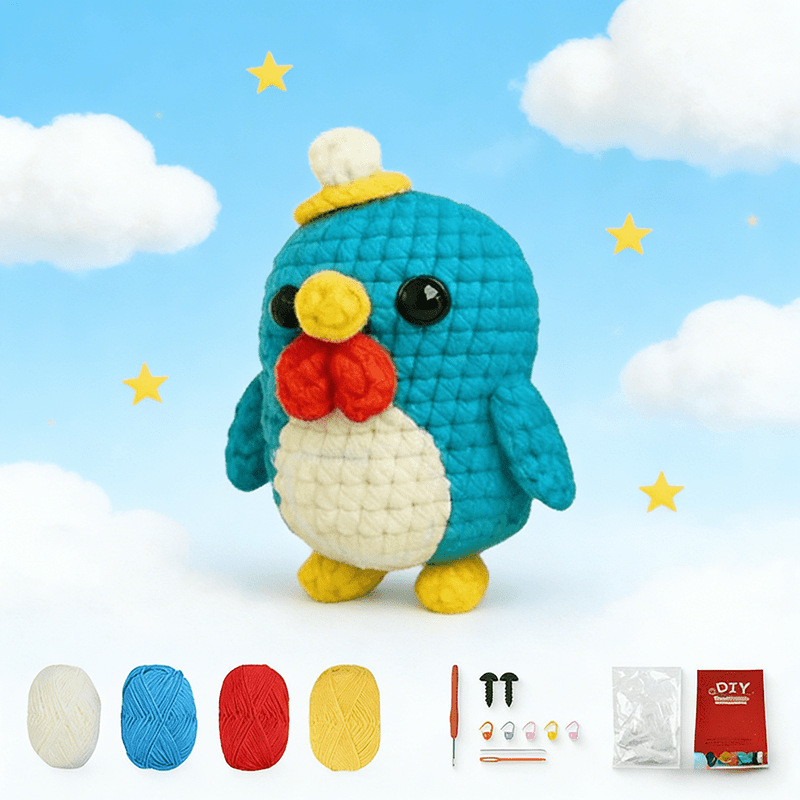 Easter Chick Crochet Kit - DIY Craft for Easter Basket Stuffers