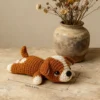 dog lover gift Soft cotton yarn and ergonomic crochet hook for beginner kit