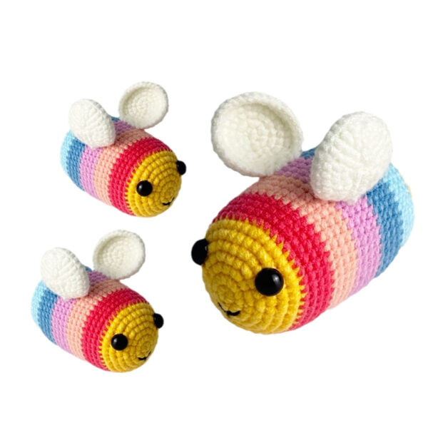 Soft colorful yarn and ergonomic crochet hook for beginner kit