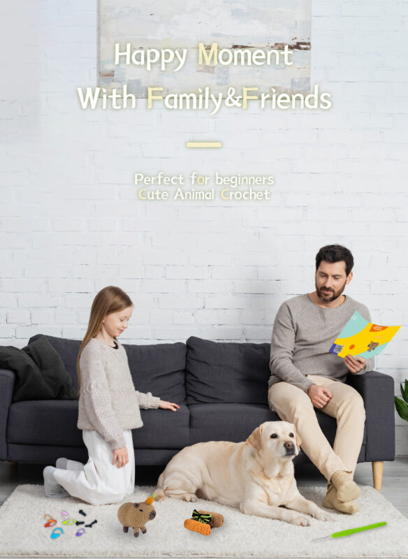 Cute crochet capybara plush as a capybara lover's handmade gift