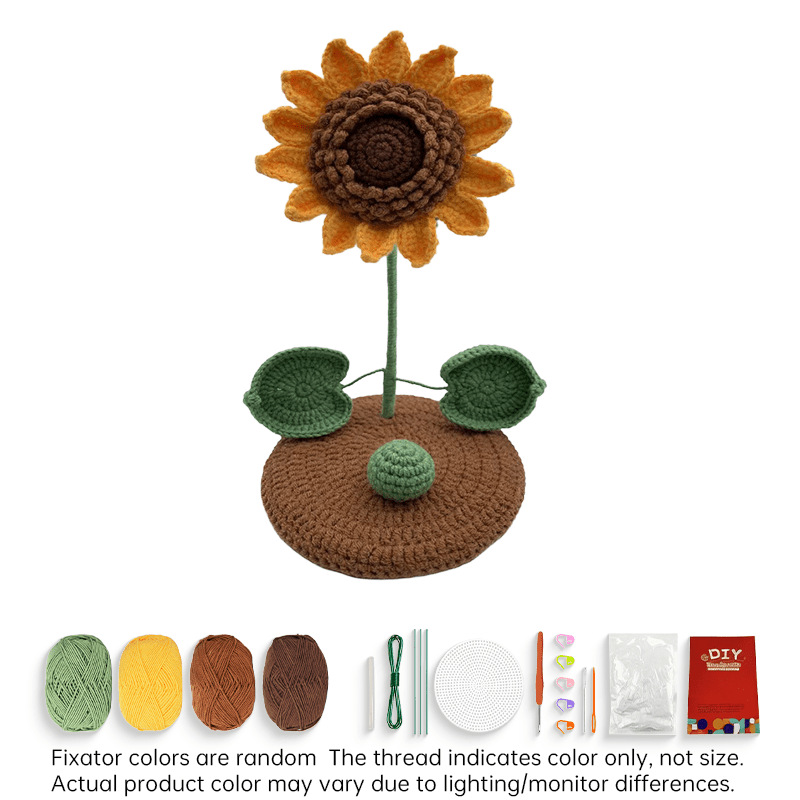 Step-by-Step Photo Instructions for Sunflower Kit