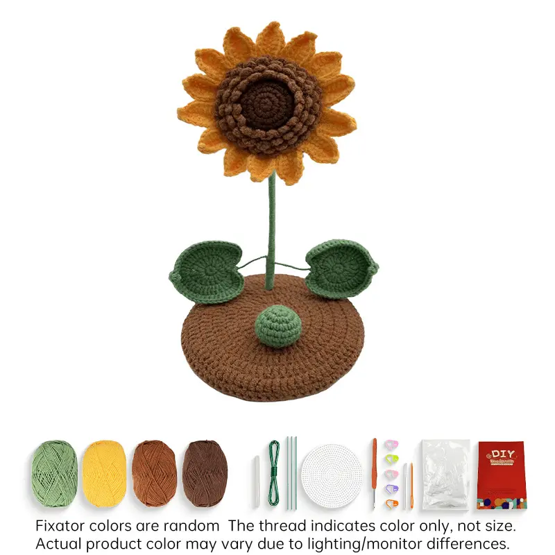 Step-by-Step Photo Instructions for Sunflower Kit