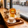fuzzy animal craft kit 3-Pack Cow Lion Rabbit Crochet Kit Step-by-Step Photo Instructions