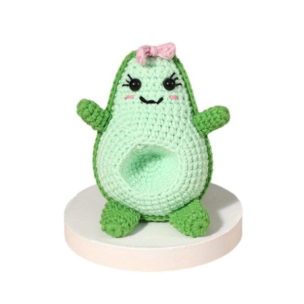 Finished Second Avocado Yarn Doll Cute Decoration