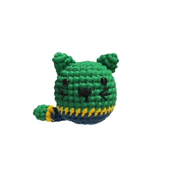 Soft cotton yarn and ergonomic crochet hook for beginner kit