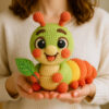 Caterpillar Crochet Kit - DIY Handmade Fuzzy Caterpillar
