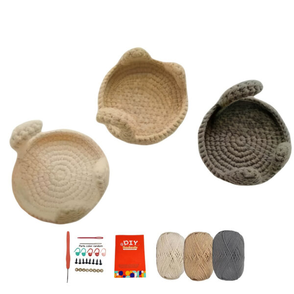 DIY Bear Coaster Crochet Kit for Beginners 3 Coasters