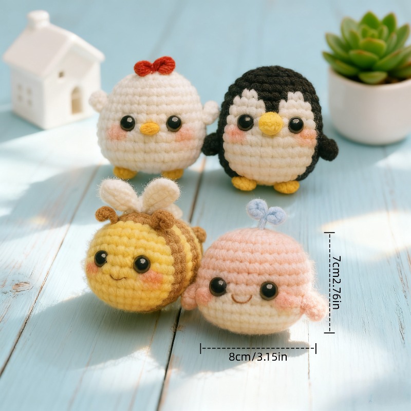 Cute crochet animal decor as a playful nursery accent