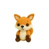 Highland Cow Fox Turtle Crochet Plush for Nursery Decor