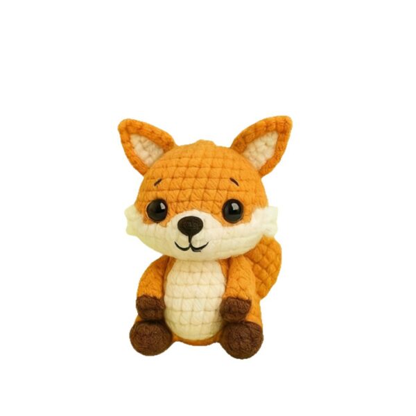 Highland Cow Fox Turtle Crochet Plush for Nursery Decor