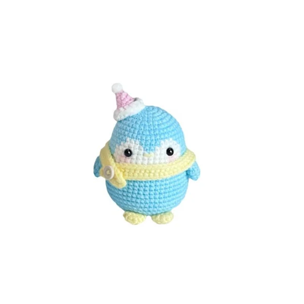 Soft cotton yarn and ergonomic crochet hook for beginner kit