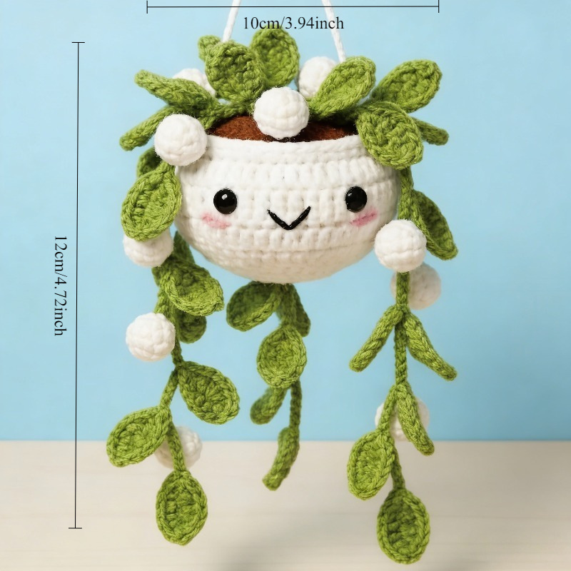 DIY Glowing Hanging Plant Crochet Kit for Beginners