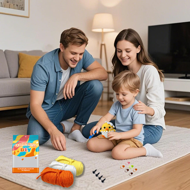 Cute crochet chick plush as an Easter themed handmade gift