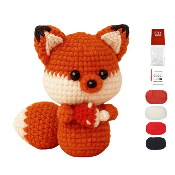 Finished Cute Fox Crochet Plush
