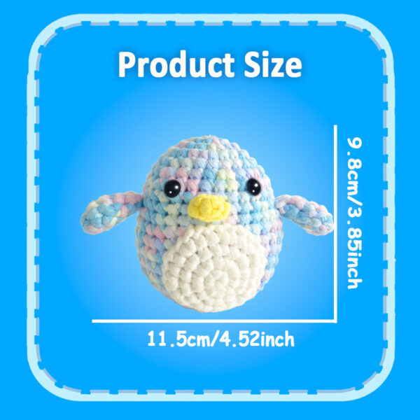 Penguin Crochet Plush Kit for Beginners