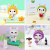 Bunny doll needle felting diy kit for beginners full set