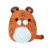 Cartoon tiger crochet kit for beginners full set