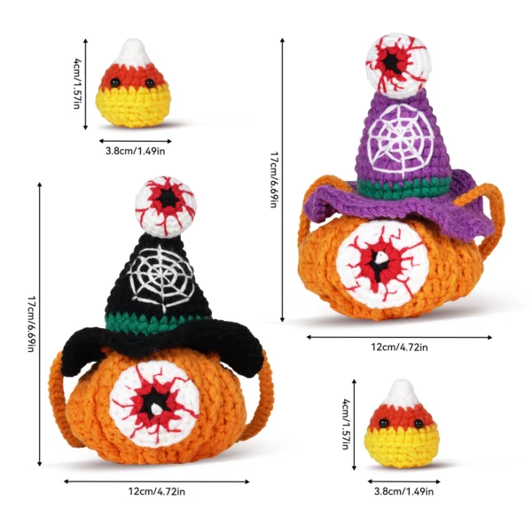 backpack diy kit Pumpkin backpack crochet kit for beginners full set
